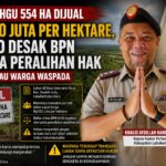 Lahan HGU 554 Ha Dijual Rp200 Juta per Hektare, Ridho Desak BPN Tunda Peralihan Hak dan Imbau Warga Waspada