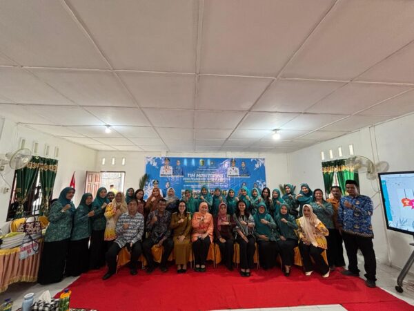 Sambut Tim Monitoring UP2K PKK Provinsi Sumut, Pj Kades Simangalam Tegaskan Komitmen Tingkatkan Kesejahteraan Masyarakat