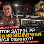 Bendera Merah Putih Berkibar hingga Malam di Kantor Satpol PP Padangsidimpuan, Kepatuhan Kasatpol terhadap Aturan Dipertanyakan