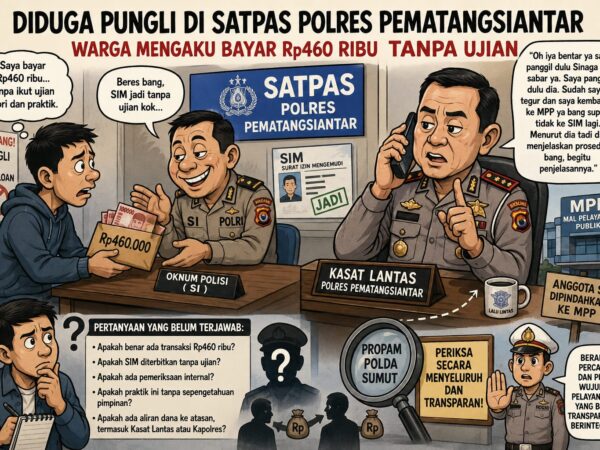 Diduga Pungli di Satpas Polres Pematangsiantar, Warga Mengaku Bayar Rp460 Ribu Tanpa Ujian; Kasat Lantas Akui Tegur Anggota yang Disebut