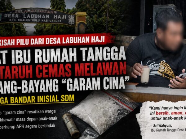 Kisah Pilu dari Desa Labuhan Haji: Saat Ibu Rumah Tangga Bertaruh Cemas Melawan Bayang-Bayang "Garam Cina" Terduga Bandar Inisial SDM