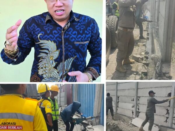 Tembok PT SBP Akhirnya Dirobohkan Pemko Medan, Hasil Perjuangan Hukum Tim Pengacara Dr. Darmawan Yusuf