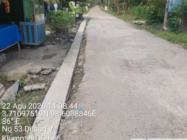 Kontrak Perbaikan Jalan Darsono Hamparanperak Masih Berjalan, Tak Benar Mangkrak